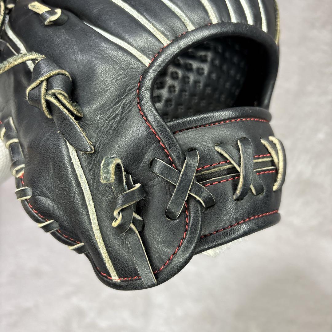 美品　MIZUNO ミズノ　軟式グローブ　グローバルエリート　一般　外野手用　黒