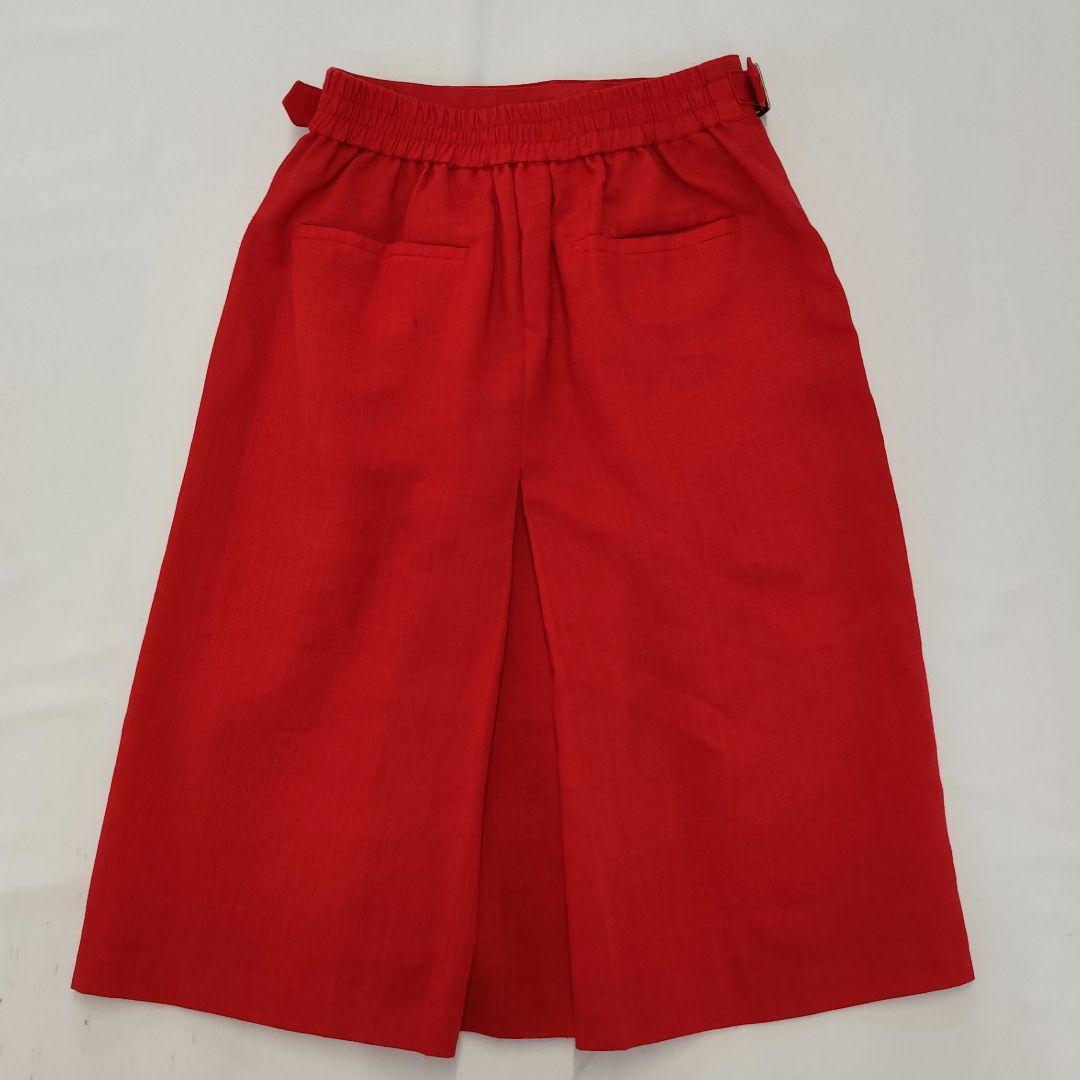 【希少】Dior SPORTS 刻印バックル リネン混 スカート ペチコート付