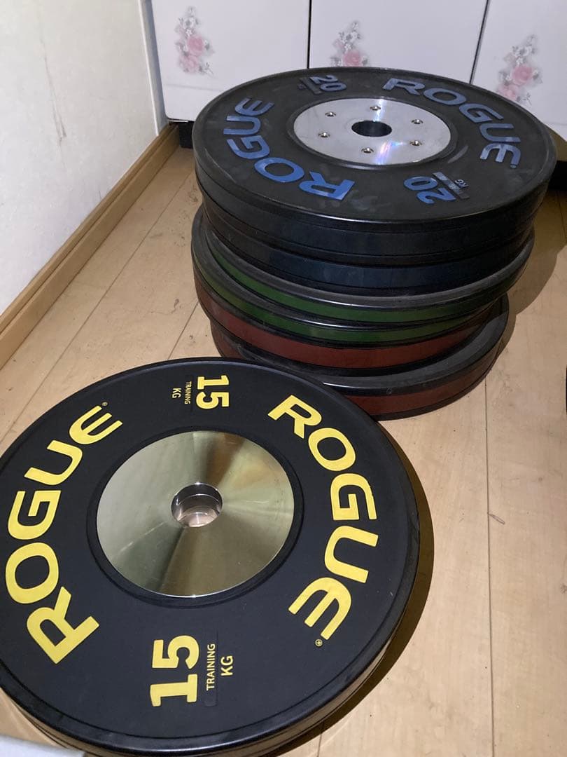 ROGUE ウエイトプレート バンパープレート バーベル 茨城県取り引き