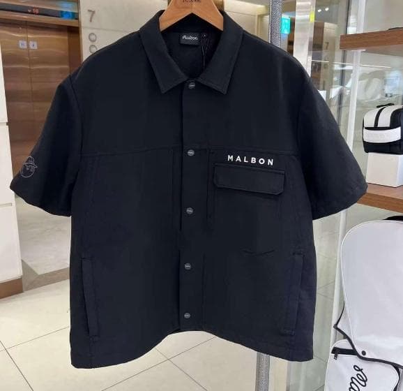 Malbon セットアップ ブラック 上下セット ミニマルデザイン 新品✨⛳