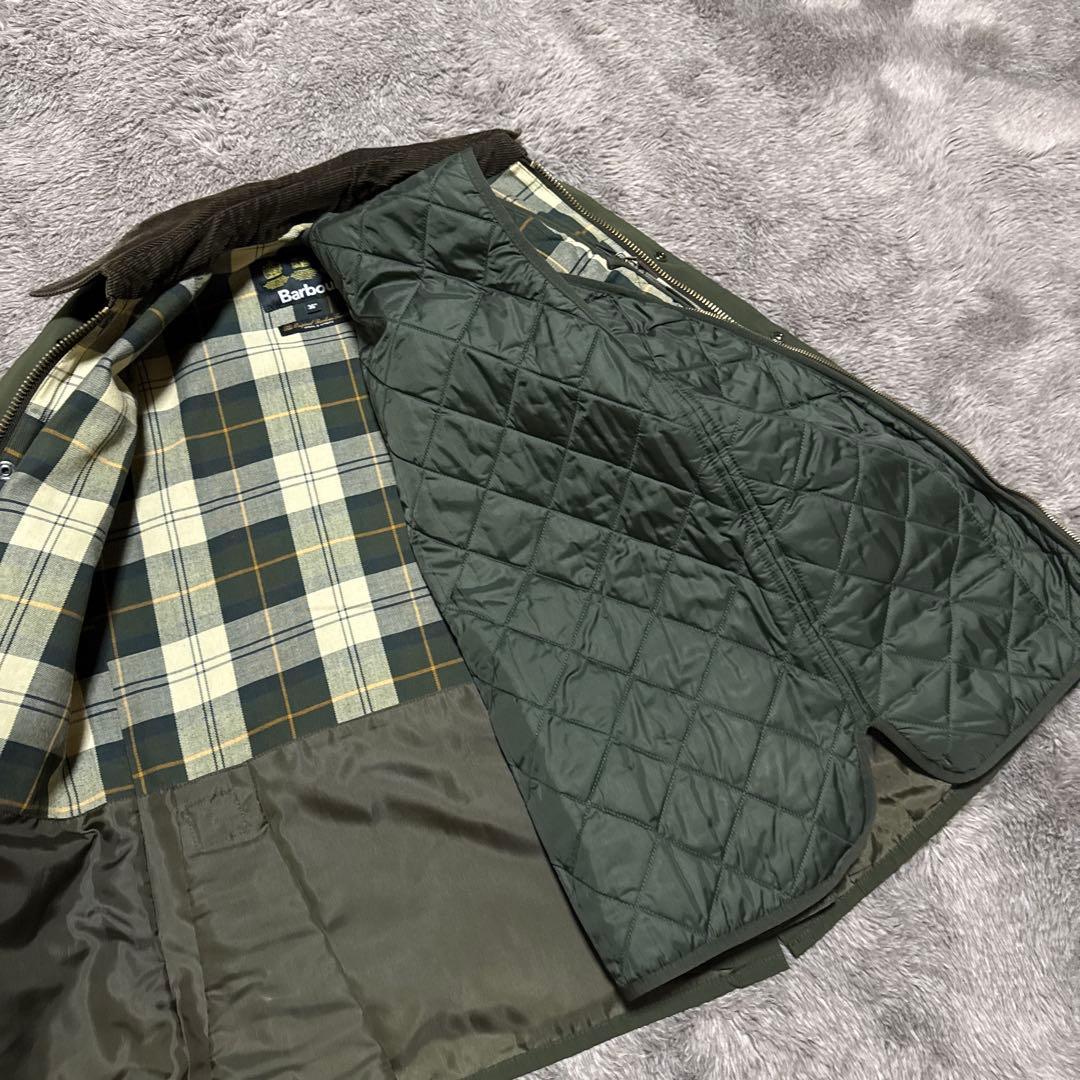 Barbour バブアー　ビデイル　ノンオイル　サイズ36 ライナーベスト付き