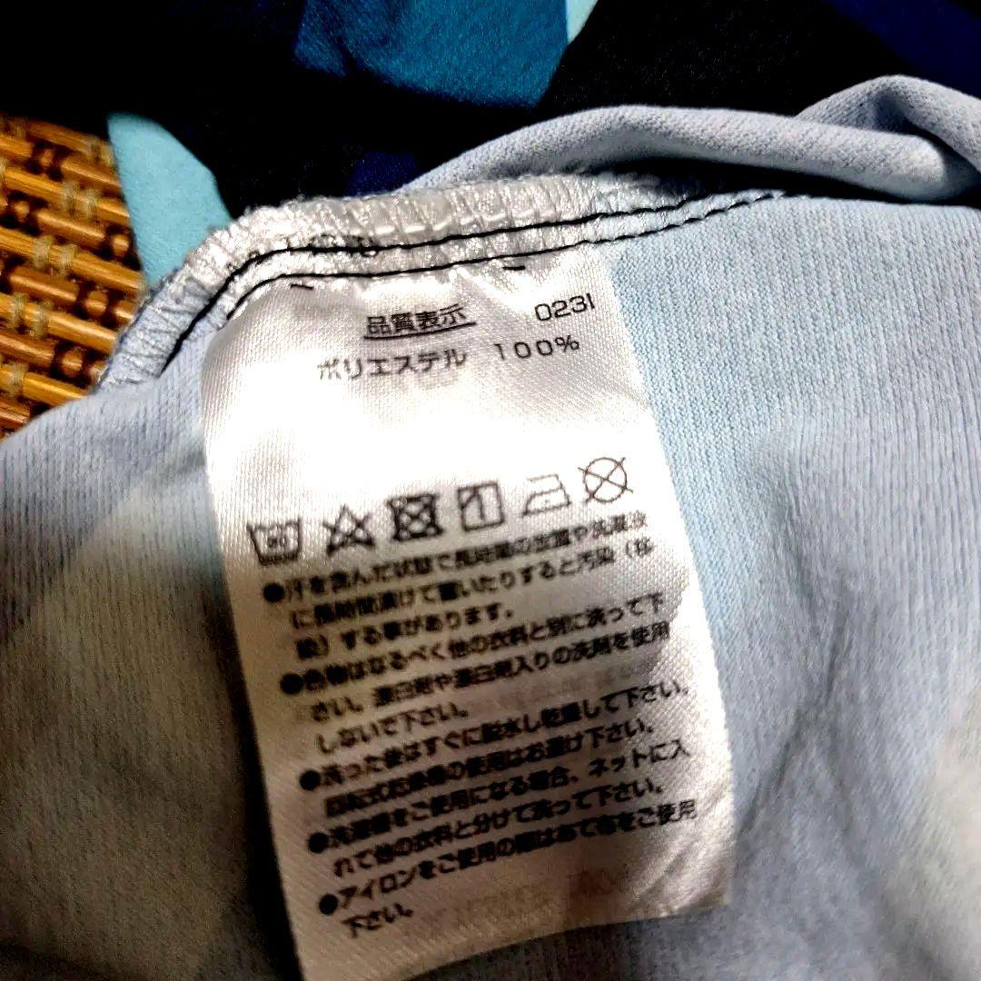美品人気波乱模様ヨネックス柄ゲームシャツXL(Oサイズ)