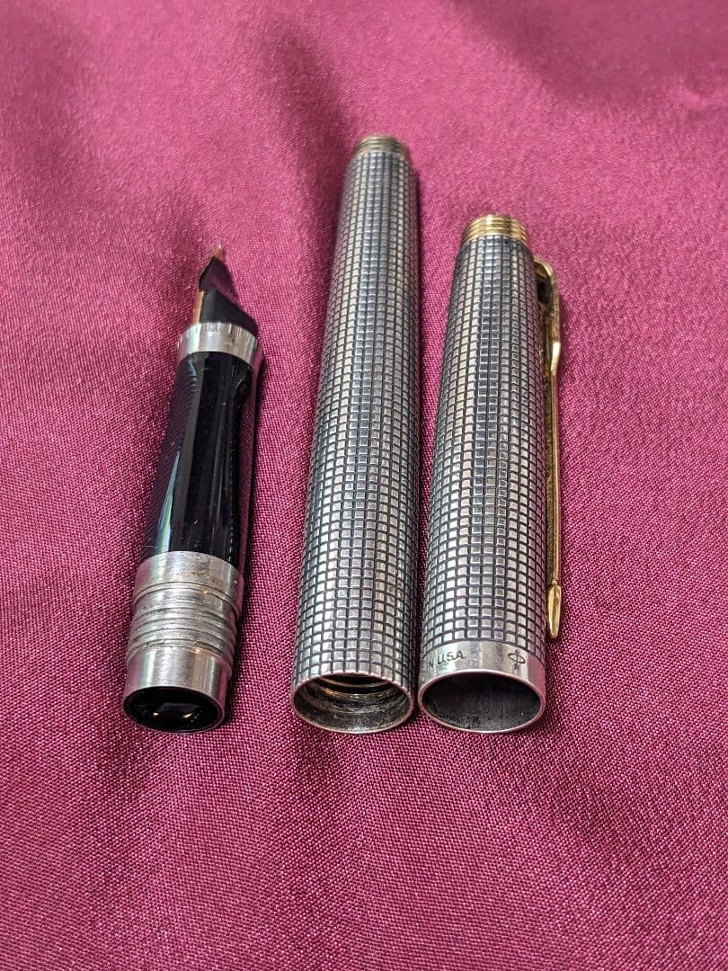 PARKER 75 スターリングシルバー 正真正銘 最初期・初代 金属部品