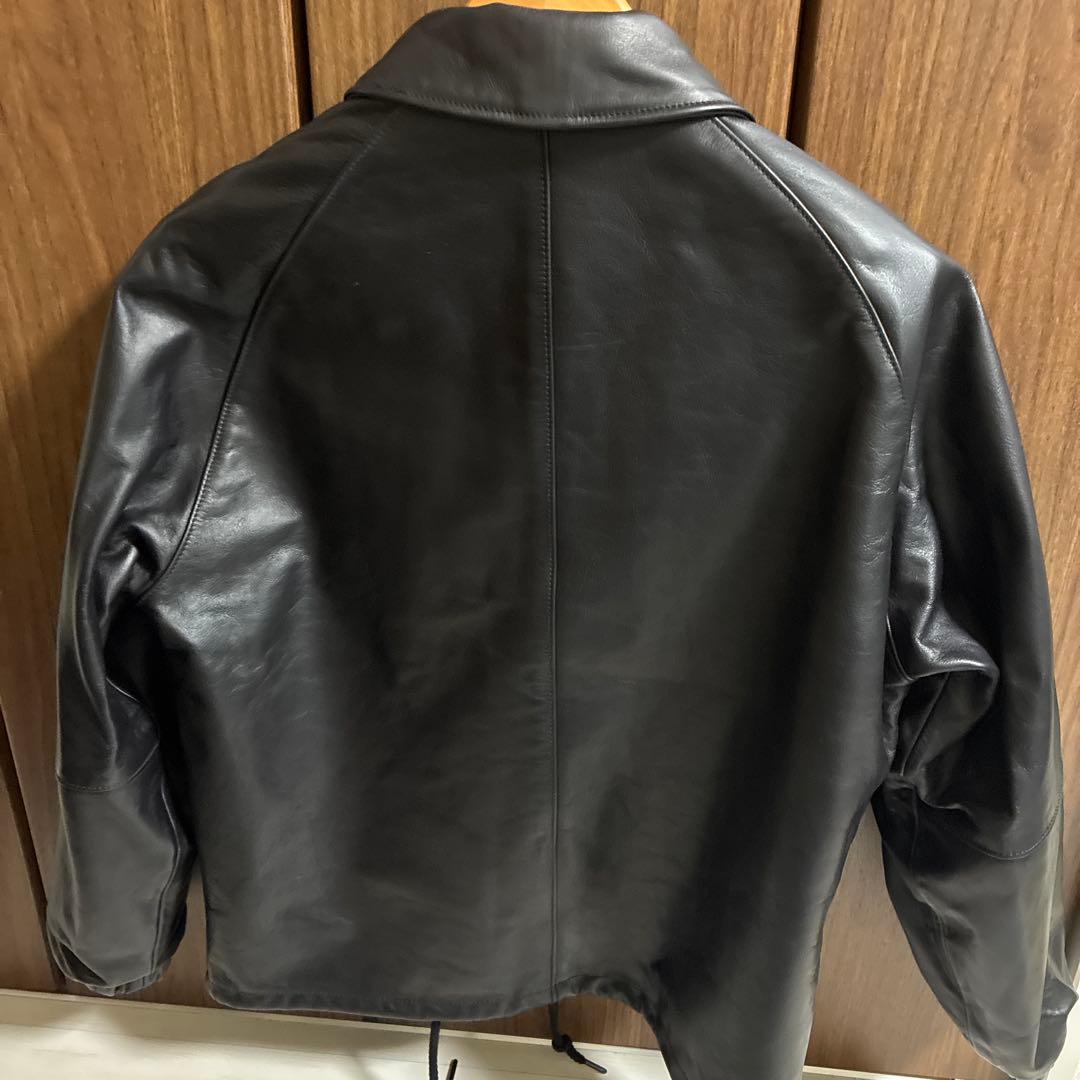 shcott LEATHER COACH JACKETレザーコーチジャケット