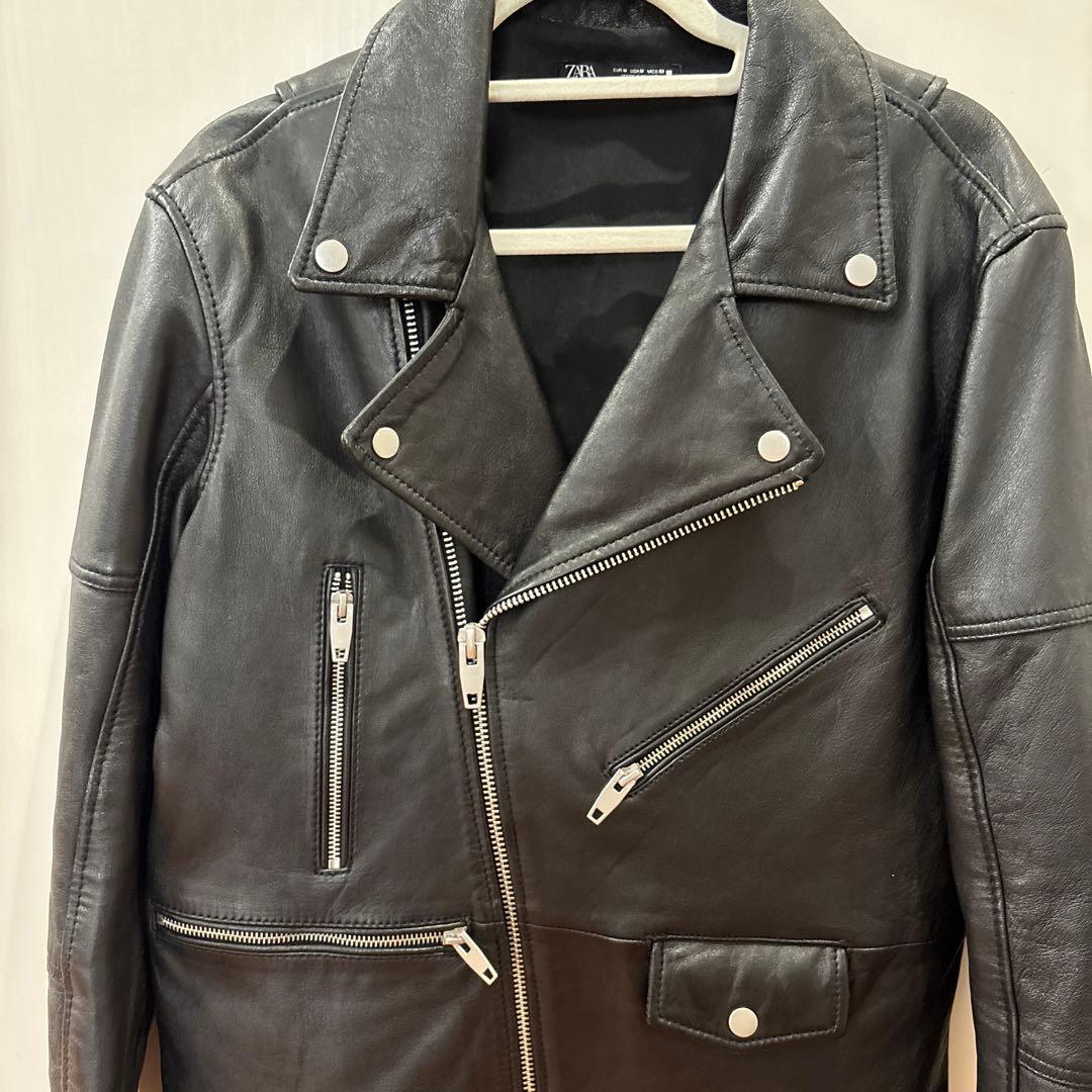 ZARA ブラック ライダースジャケット M