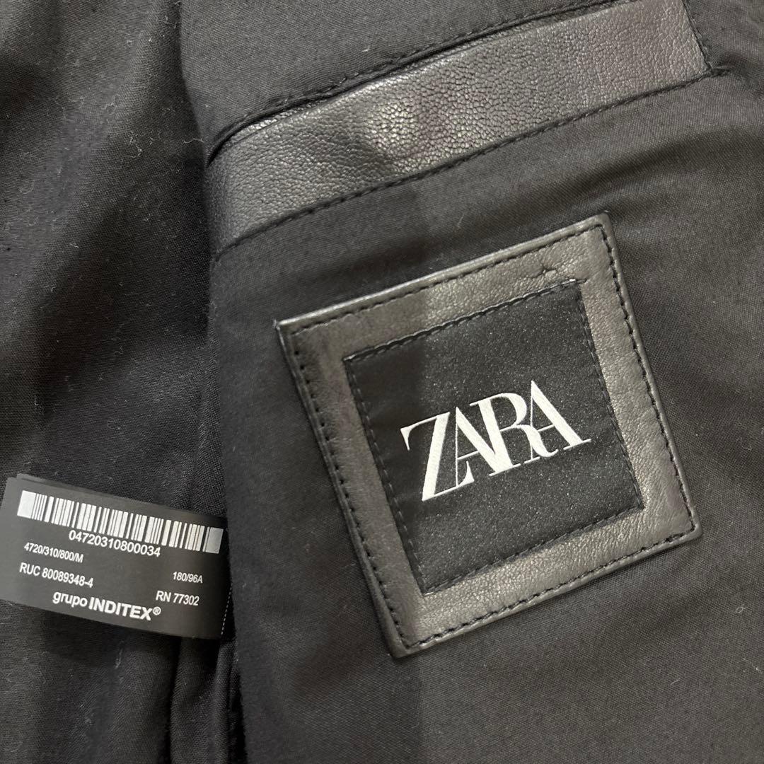 ZARA ブラック ライダースジャケット M