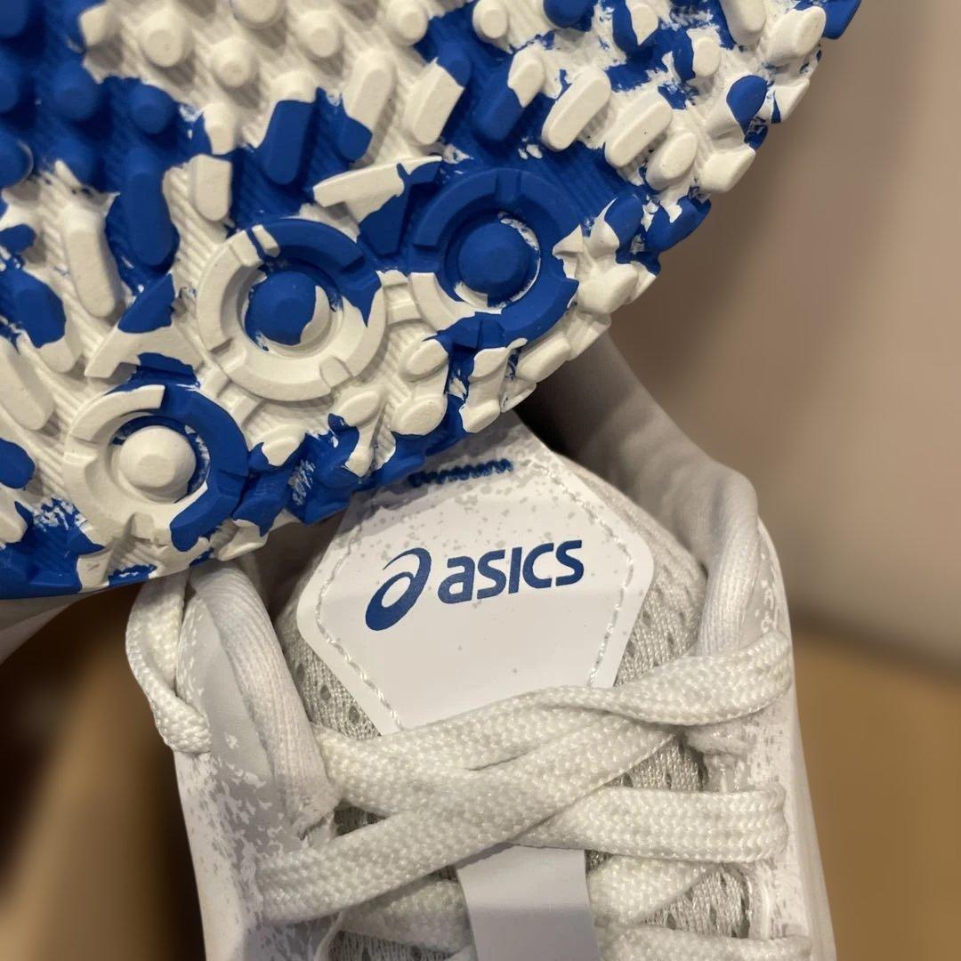 asics テニスシューズ ホワイト/ブルー　26cm #2088