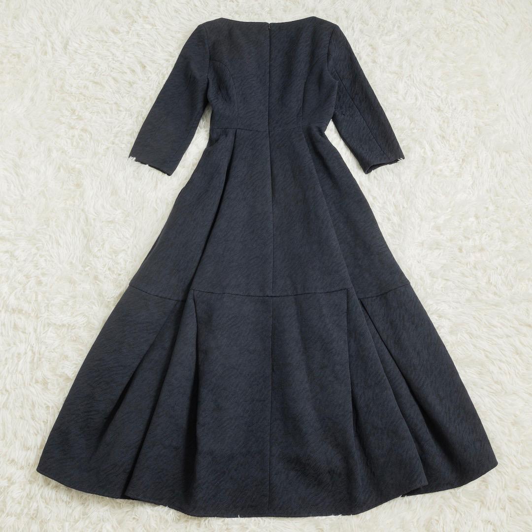 未使用 L’aubeblanc Keyneck Jacquard Dress M