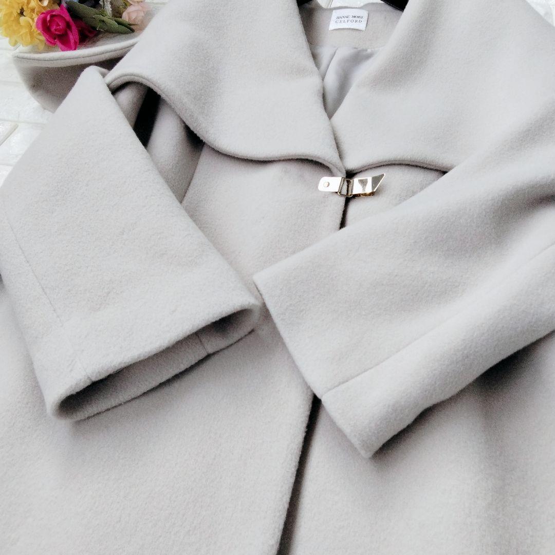 美品♪ HANAE MORI CELFORD セルフォード ケープコート ウール