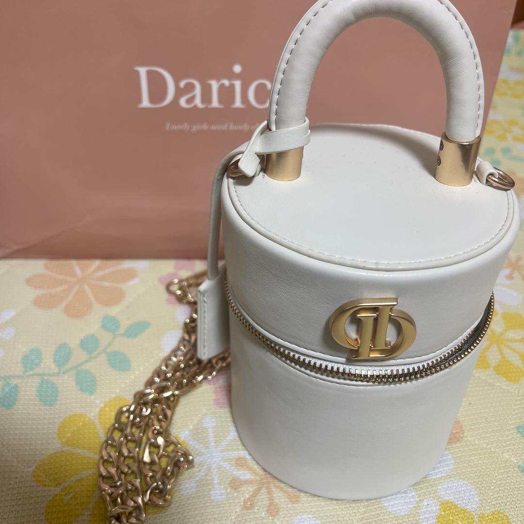 Darich ダーリッチ Dモチーフミニバニティバッグ アイボリー
