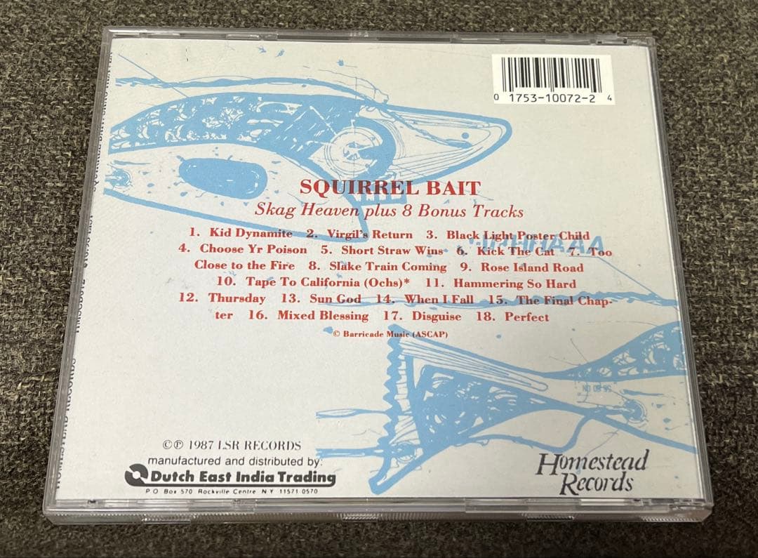 洋楽 CD(US)SQUIRREL BAIT/HMSCD072
