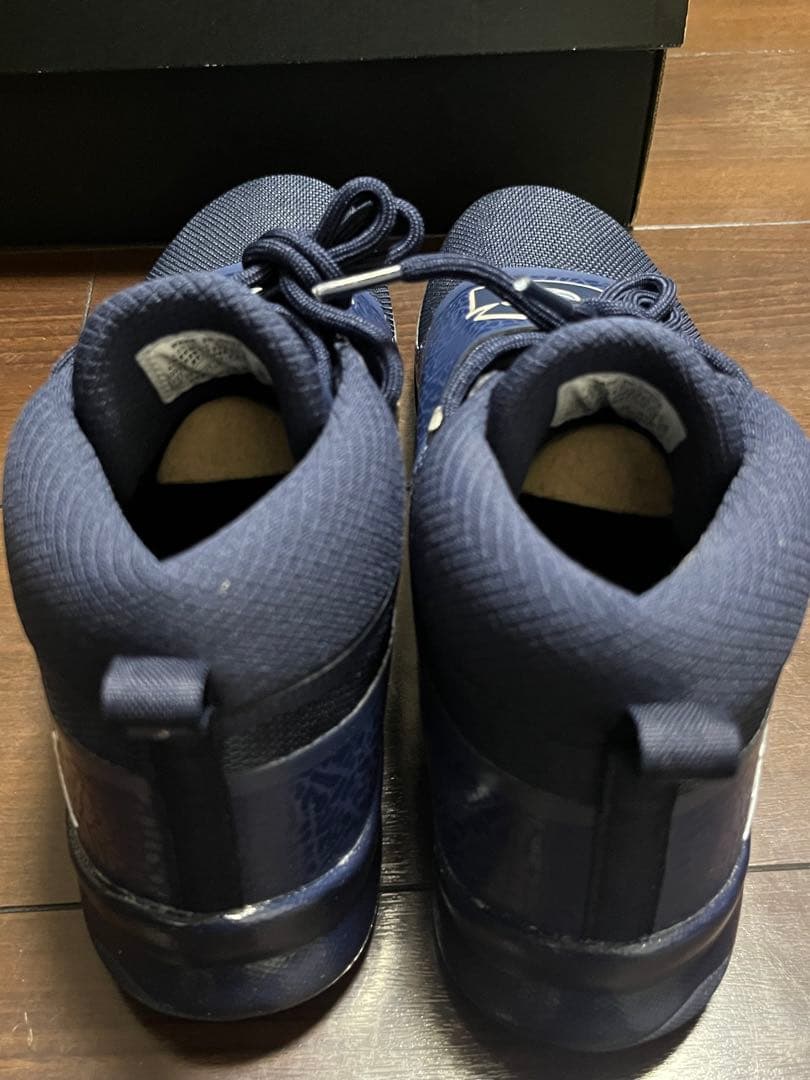 【新品カスタム】Jordan バスケットボールシューズ ネイビー