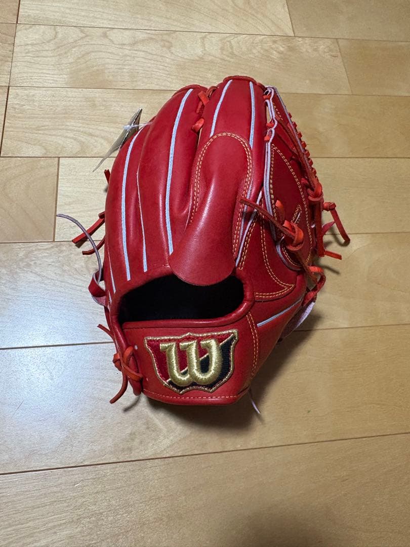 しおさん専用ページ　Wilson 硬式グローブ 赤　オレンジ　新品