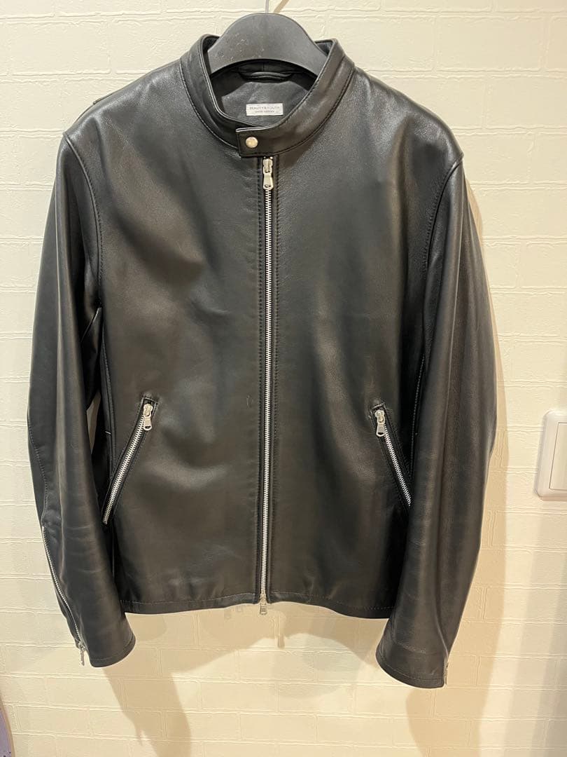 ユナイテッドアローズシングルライダースジャケット（本日まで出品）