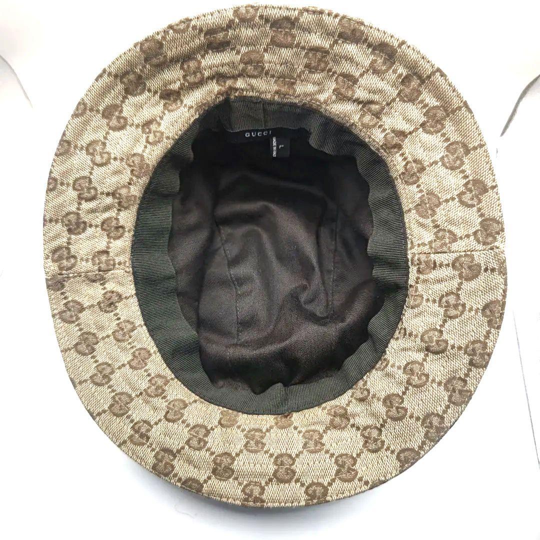 期間限定値下げ！グッチGUCCI GG柄バケットハット　Lサイズ　イタリア製