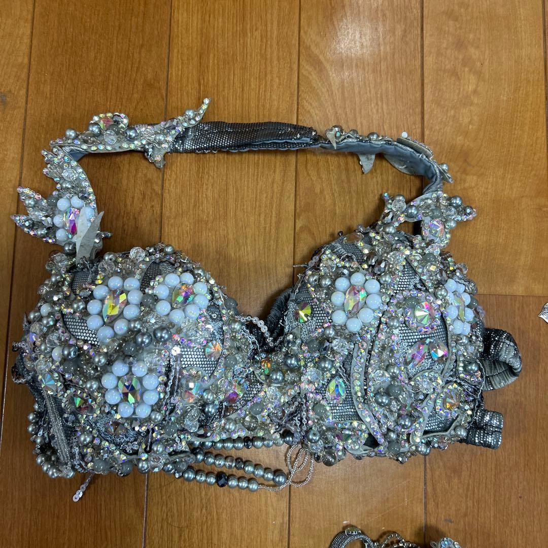 シルバー ベリーダンス セットアップ