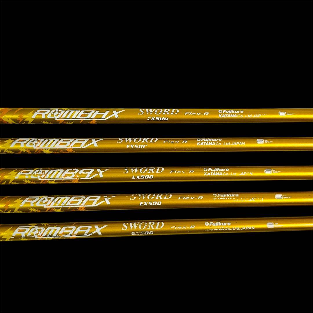 【良品】カタナゴルフ SWORD EX500 アイアン 5本 ROMBAX