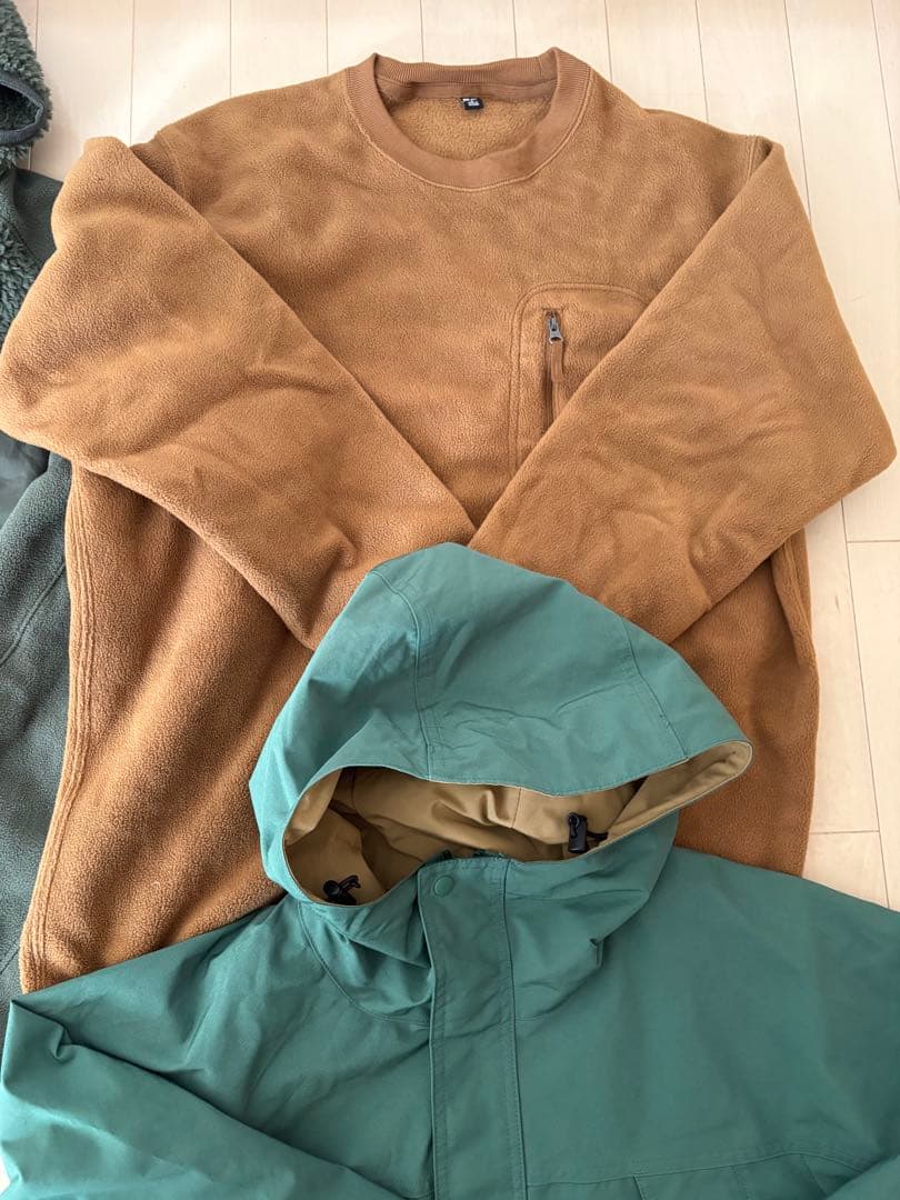 美品 ユニクロ UNIQLO パフテック フリース 7点セット サイズ全てＬ