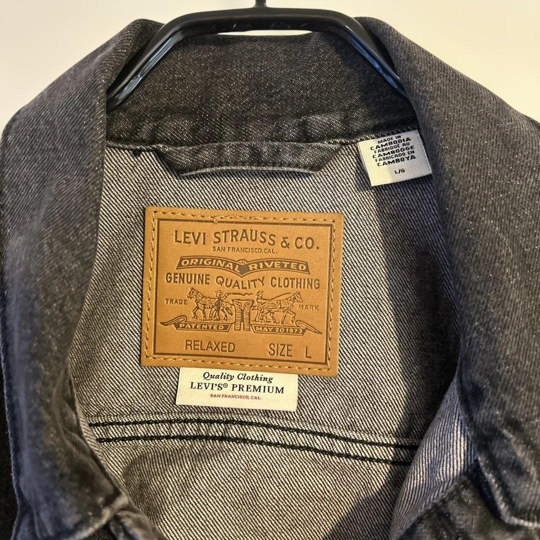 LEVI'S PREMIUM Type 1 Black デニムジャケット L