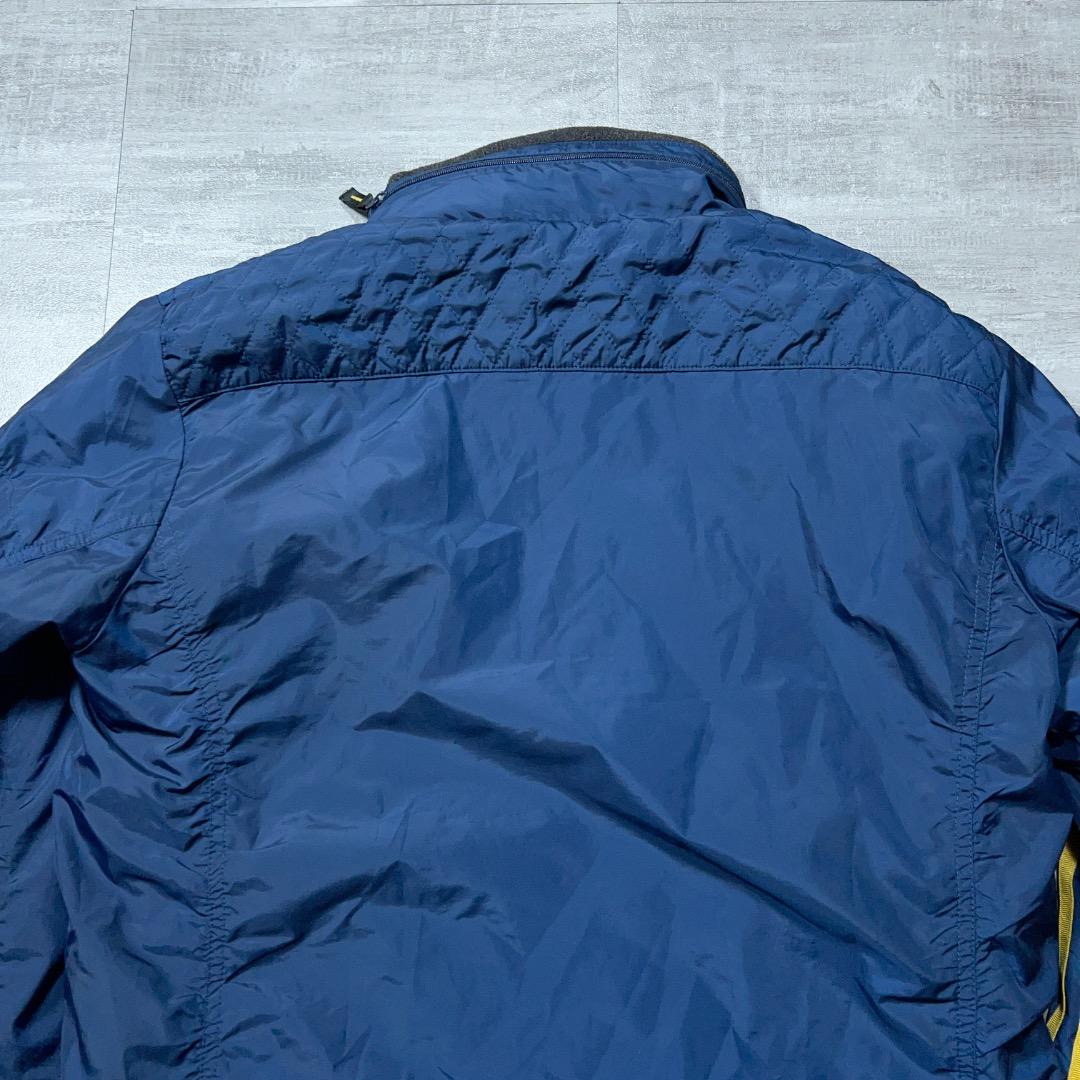 adidas 防寒 裏地 ウィンドブレーカー上下セット メンズ L ネイビー