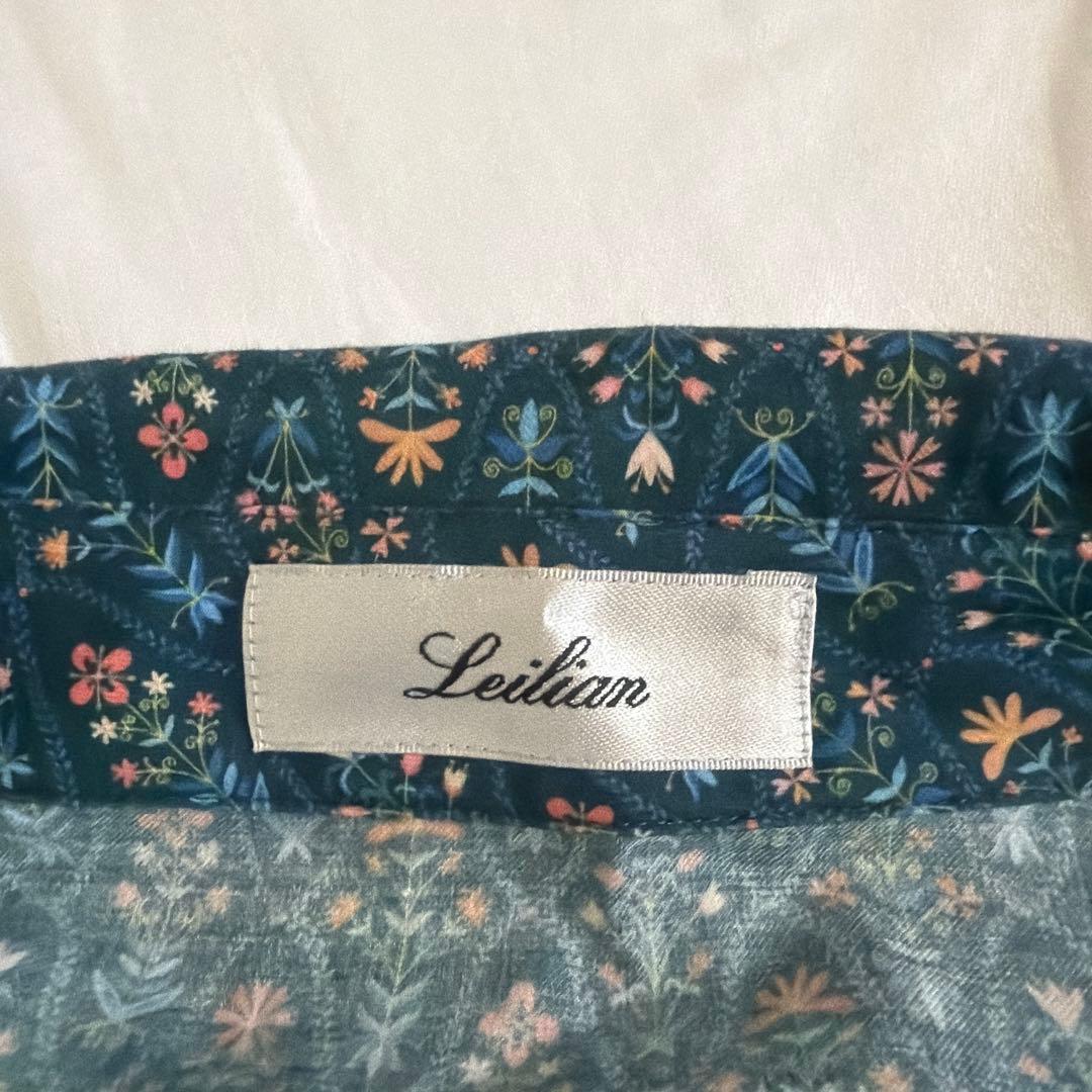 Leilian レリアン　シャツ　ブラウス　上質コットン　チュニック風シャツ