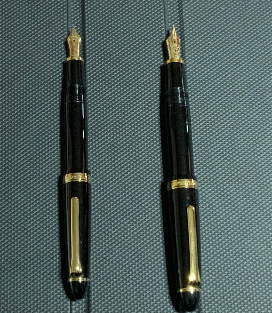 セーラー万年筆　2本セット　14K (大型と中型) おまけあり