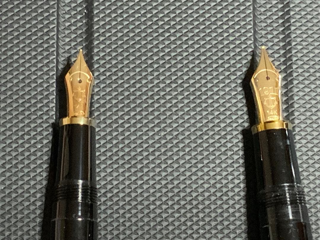 セーラー万年筆　2本セット　14K (大型と中型) おまけあり