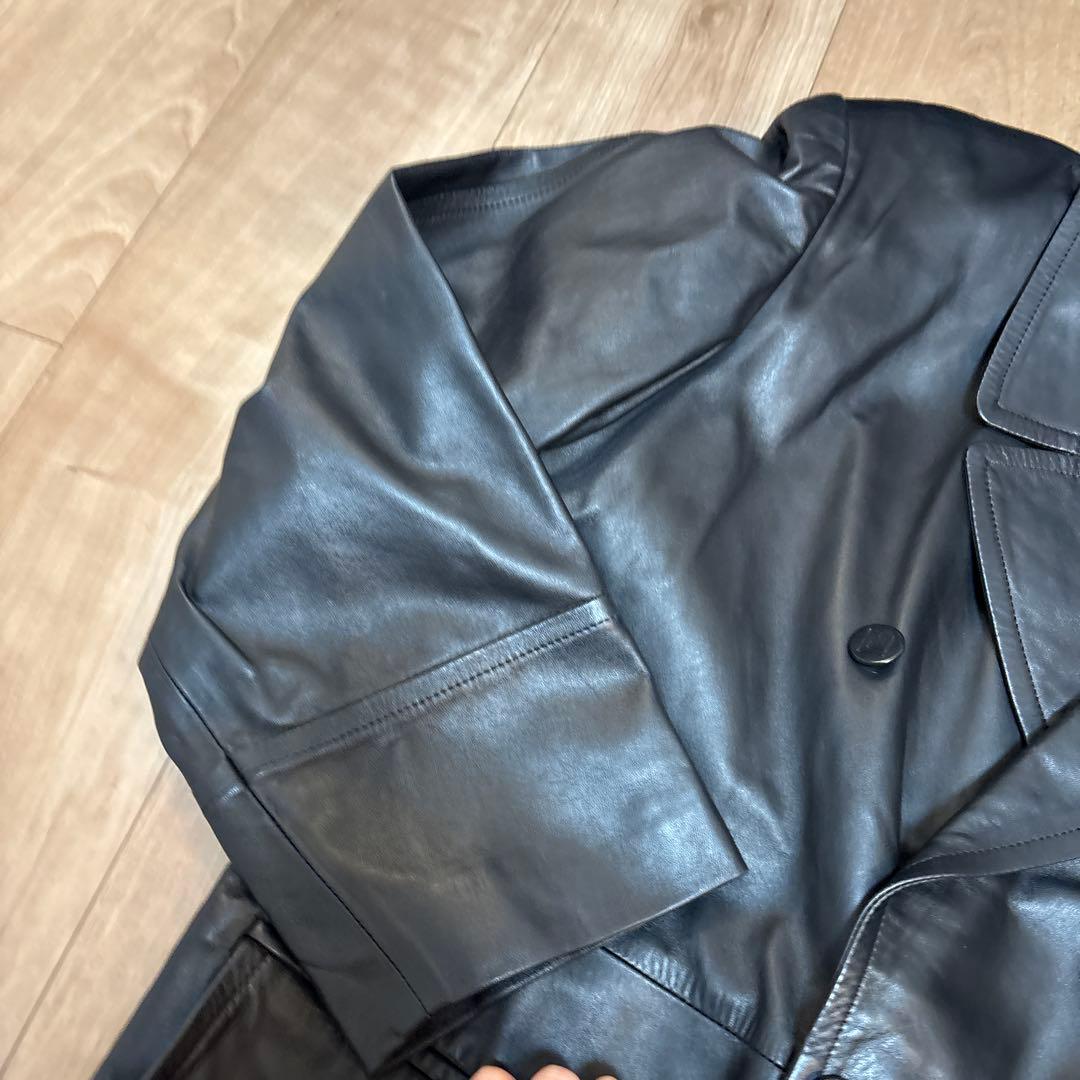 ピエールバルマン　羊革　ジャケット　Lサイズ