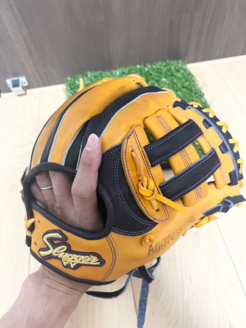 ジョナサン様専門！オーダー！久保田スラッガー軟式オーダー内野手用野球グラブ
