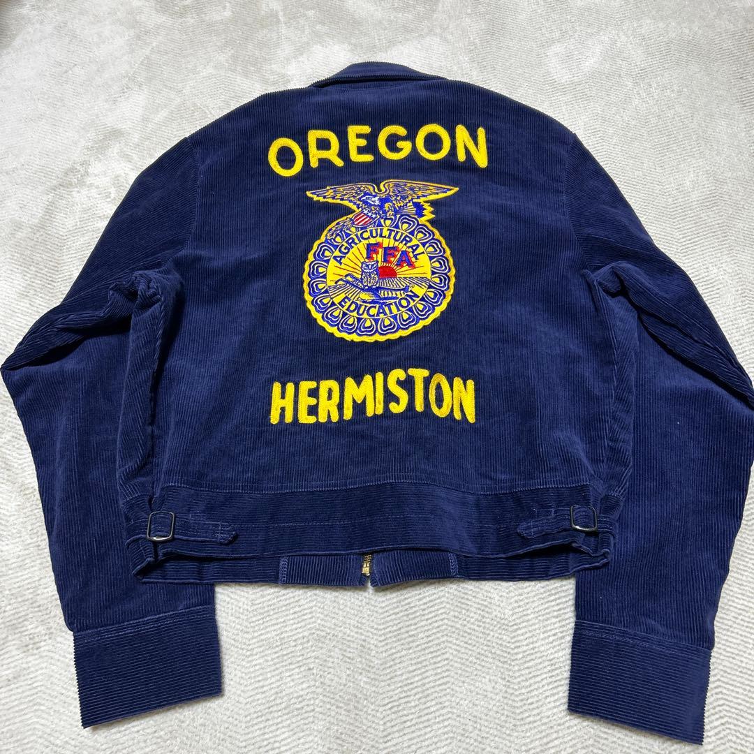 【希少サイズ36】FFAジャケットOREGON 濃紺 ヴィンテージ コーデュロイ