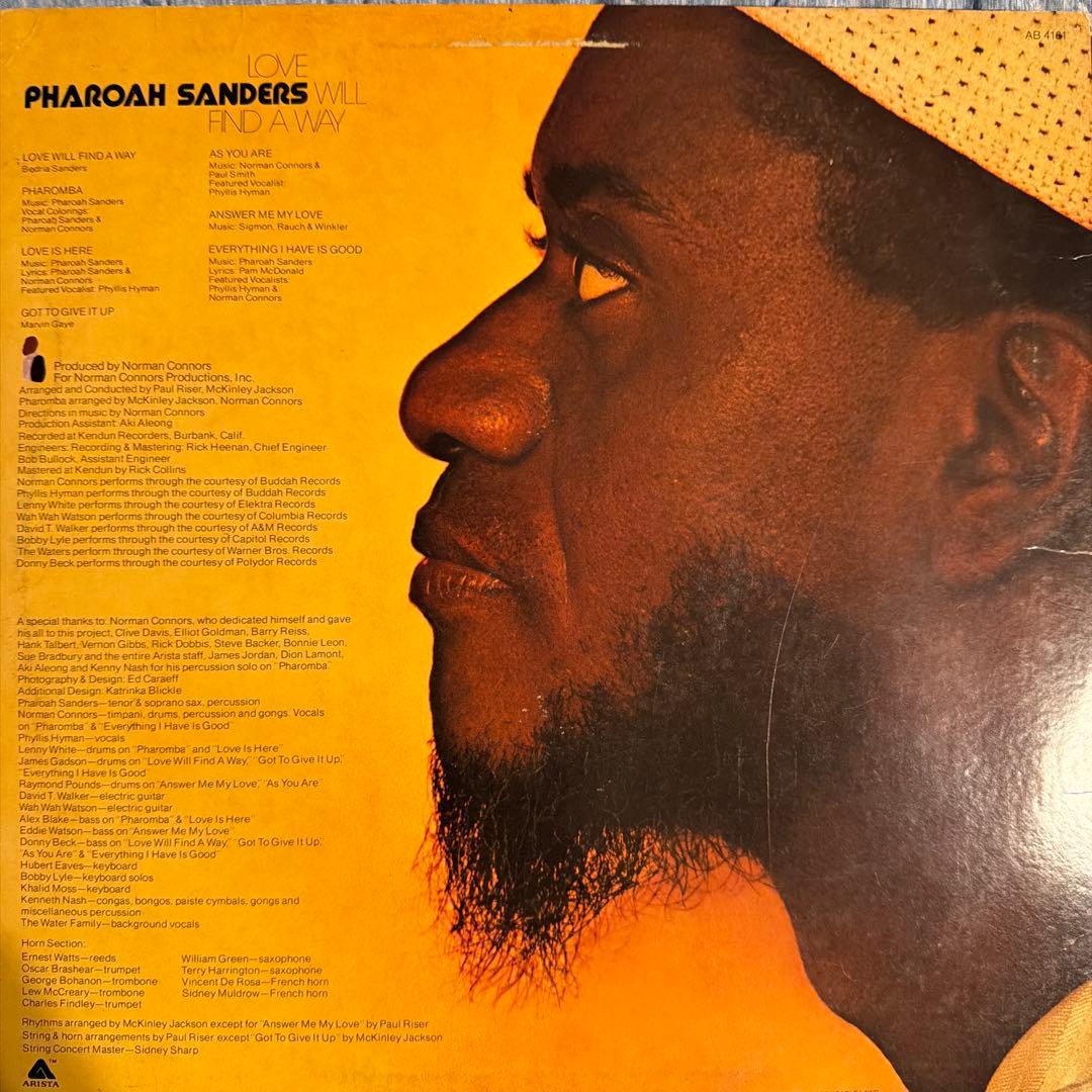 洋楽 Pharoah Sanders /Love Will Find A Way LP