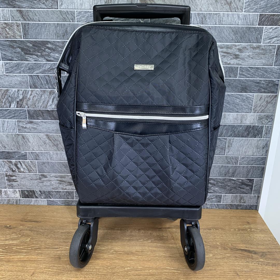 美品　島製作所　ショッピングカート メロディ スムーズグランデ　駐車ロック付き