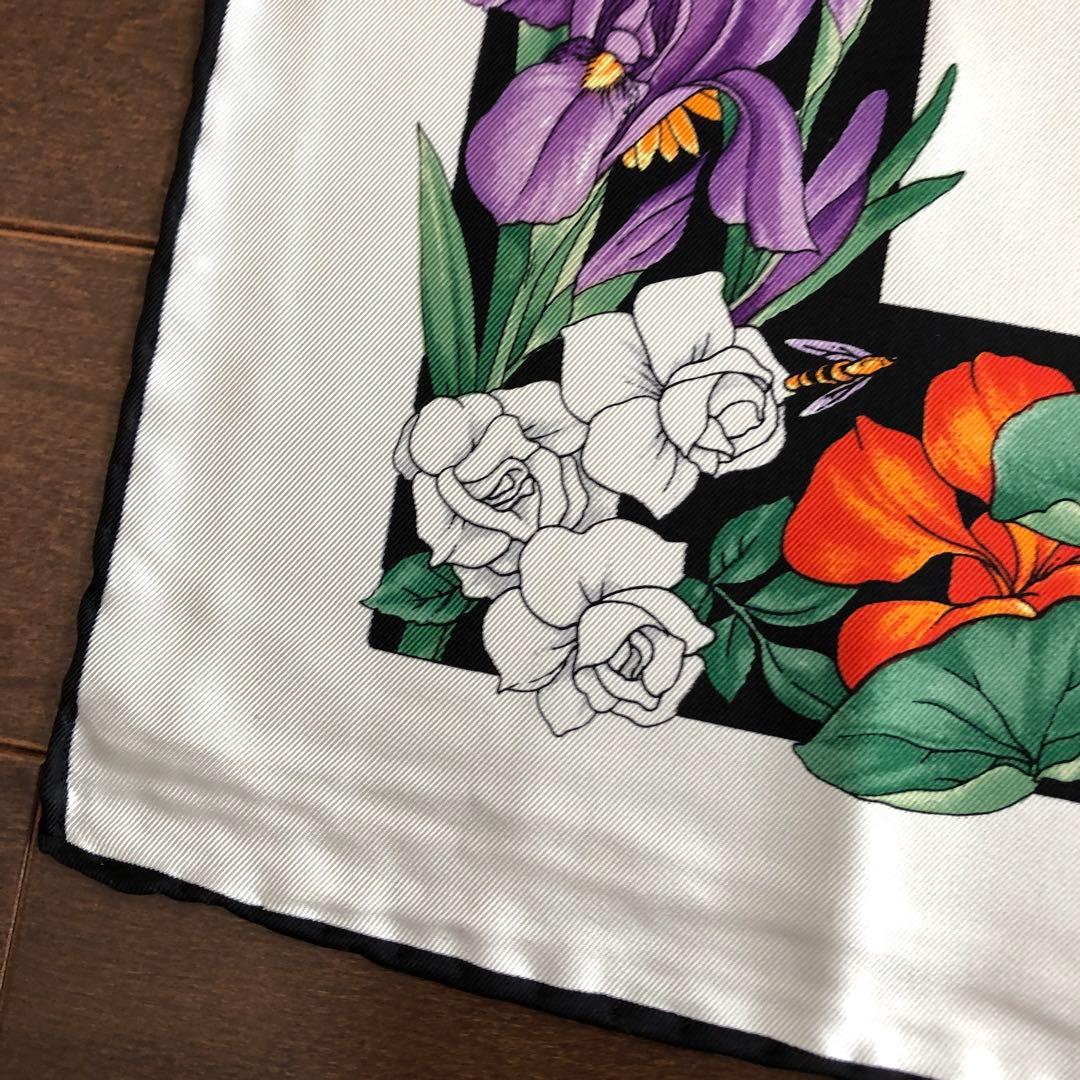 gucci シルク　スカーフ　グッチ　イタリア製　SILK オールド　ビンテージ