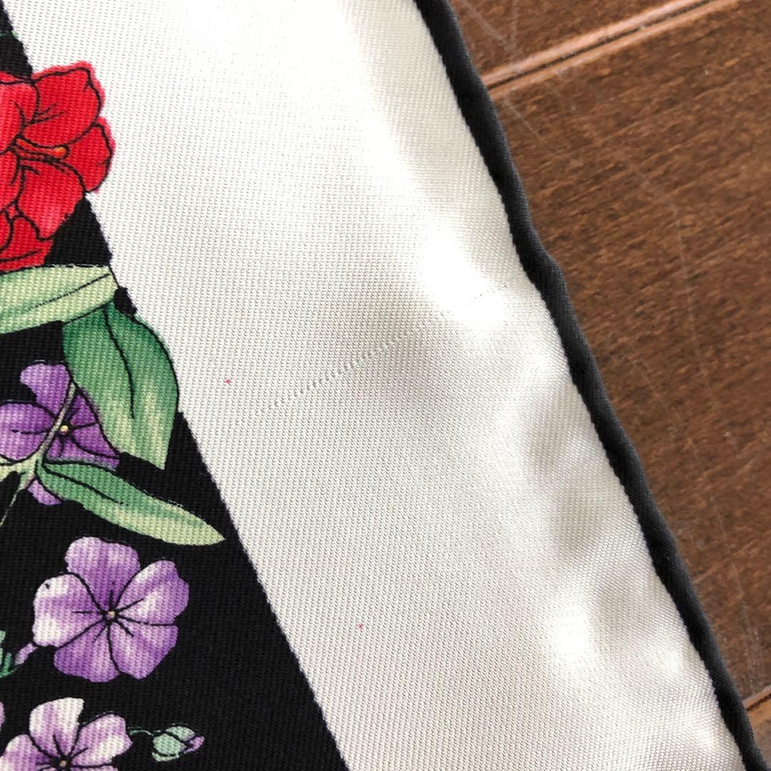 gucci シルク　スカーフ　グッチ　イタリア製　SILK オールド　ビンテージ