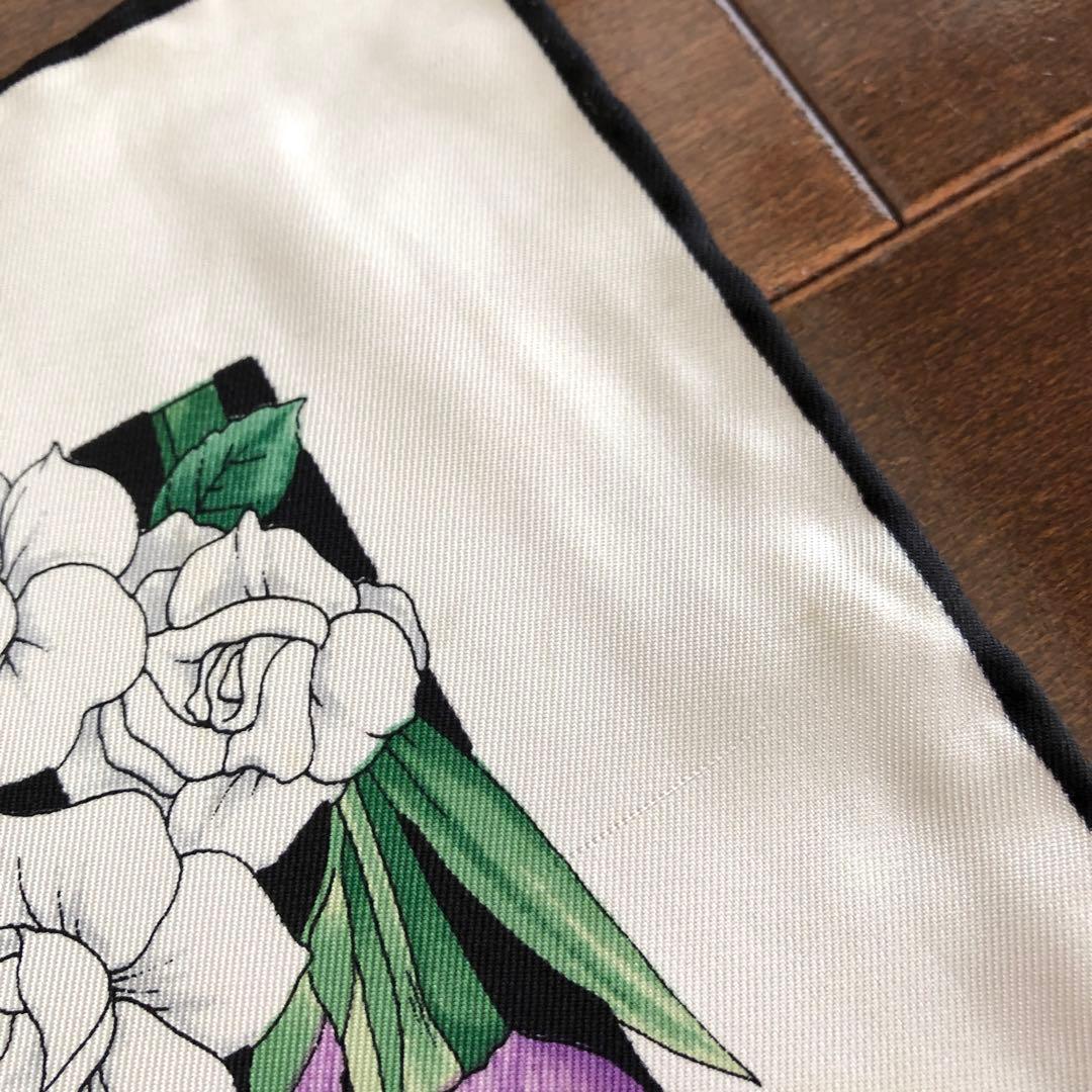 gucci シルク　スカーフ　グッチ　イタリア製　SILK オールド　ビンテージ