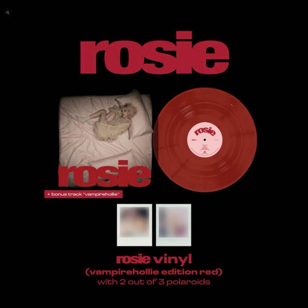 BLACKPINK ロゼ rosie vinyl Red赤色レコード ROSÉ
