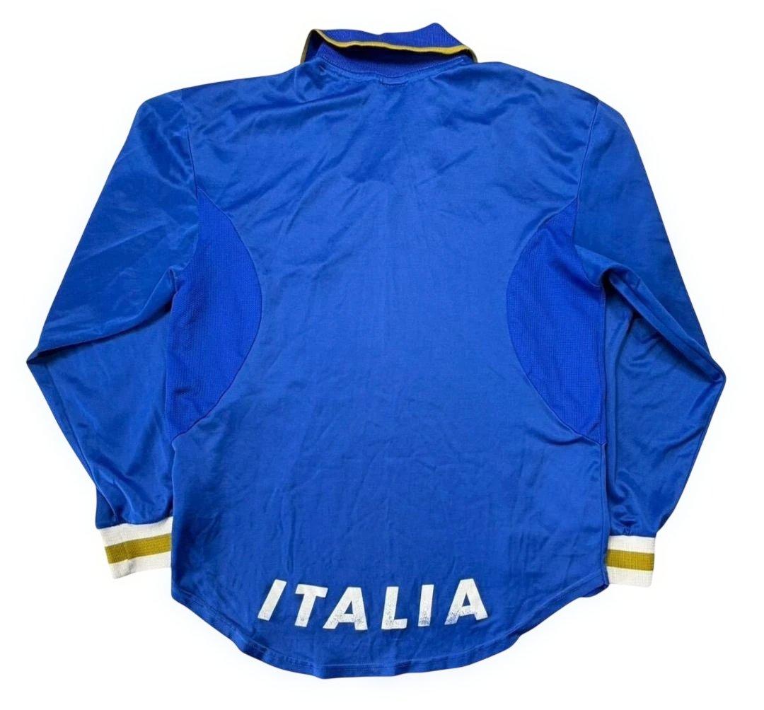 96年 NIKE ナイキ サッカー イタリア代表 ホーム 長袖 ユニフォーム M