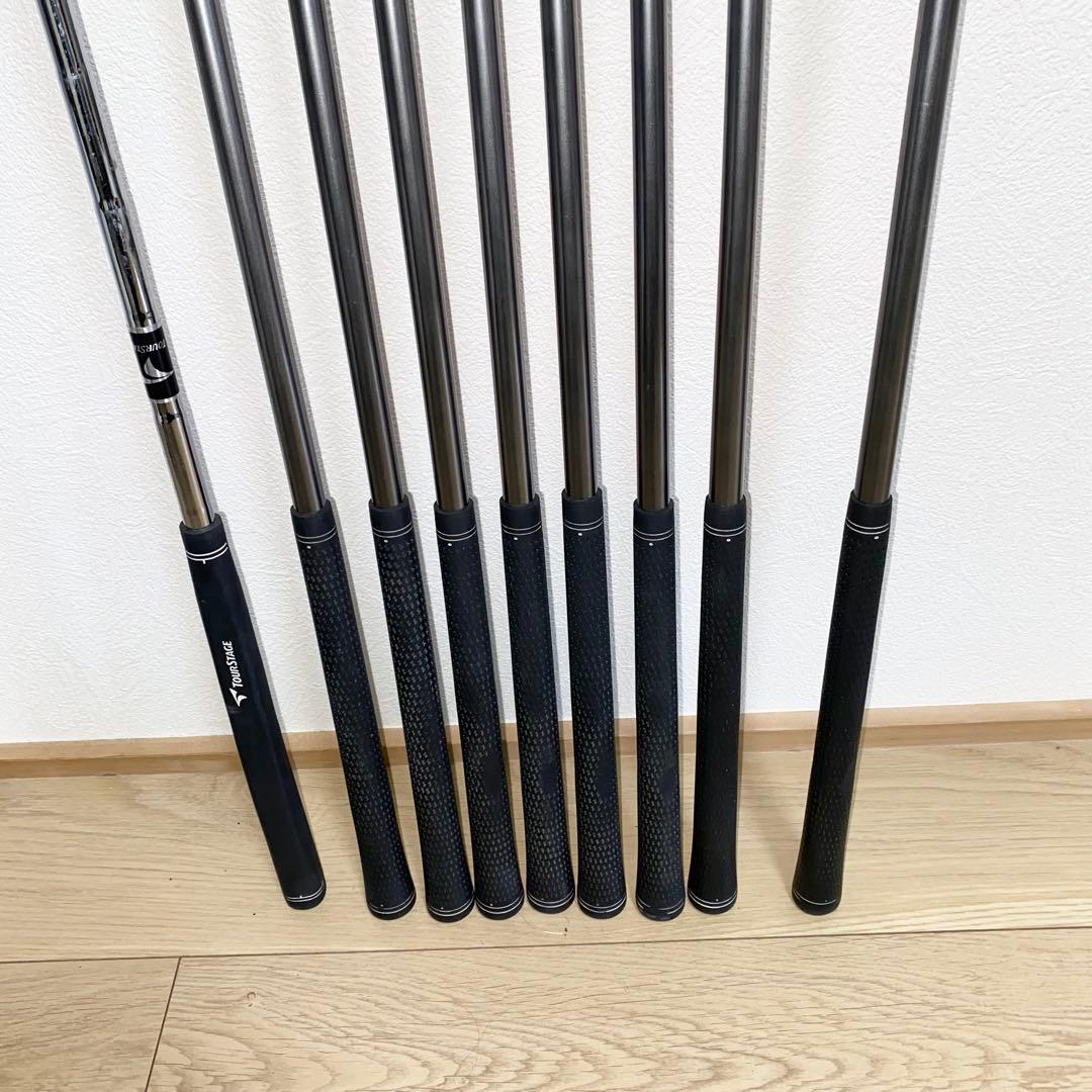 送料込☆TOURSTAGEゴルフクラブ フルセット☆メンズ初心者キャディバッグ付