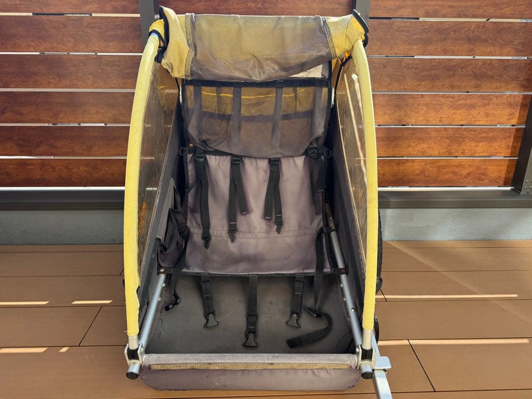 バーレー 2人乗サイクルトレーラー　BURLEY イエロー