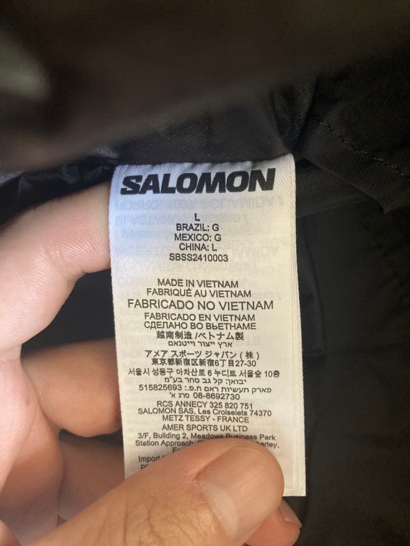 L*様 購入日に即発送 美品 SALOMON ACTIVE SKIN 8 Lサイ