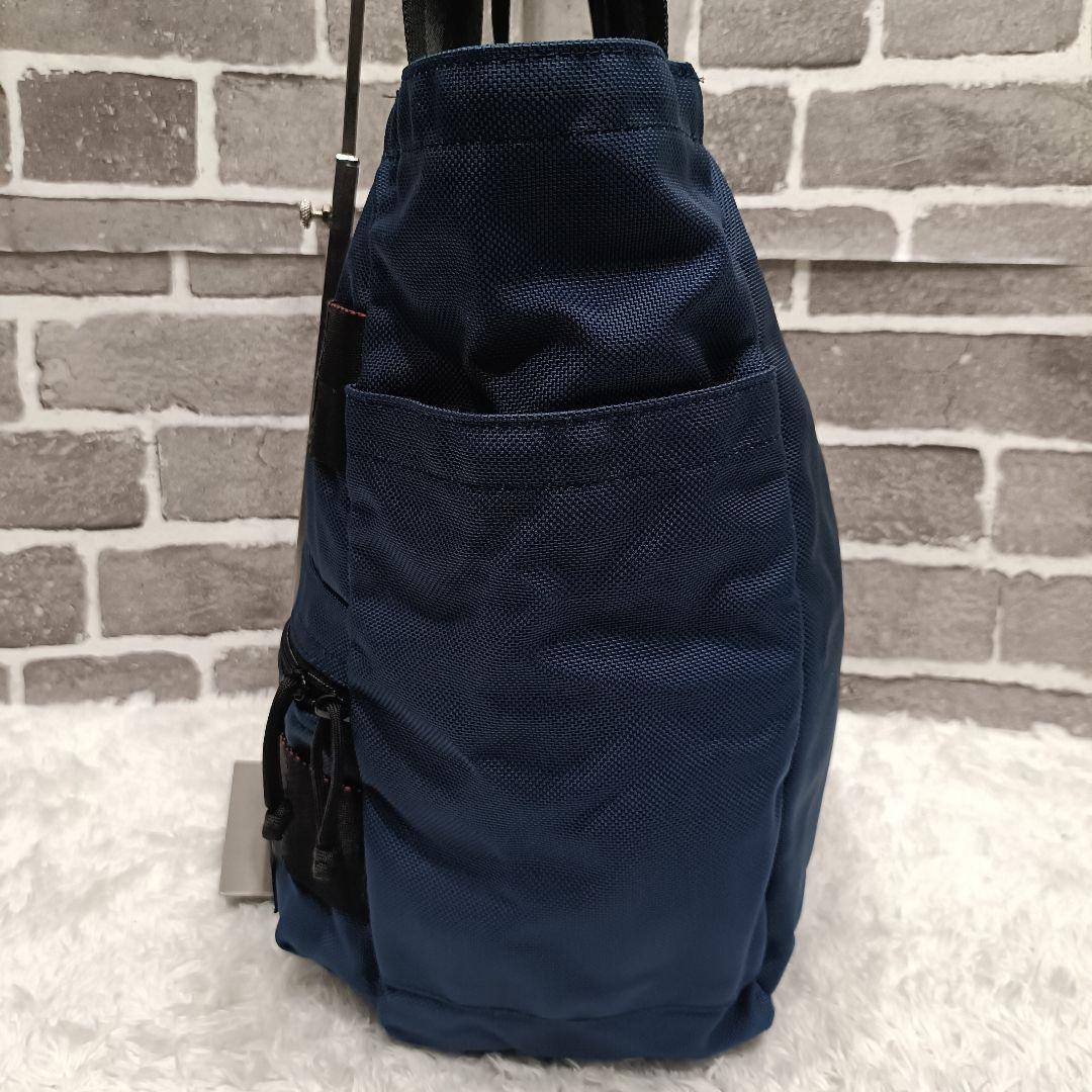 【美品】BRIEFING URBAN BUCKET トートバッグ ネイビー A4