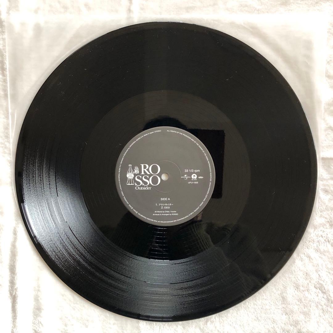 美盤12inchレコードROSSOロッソOUTSIDERアウトサイダー照井利幸