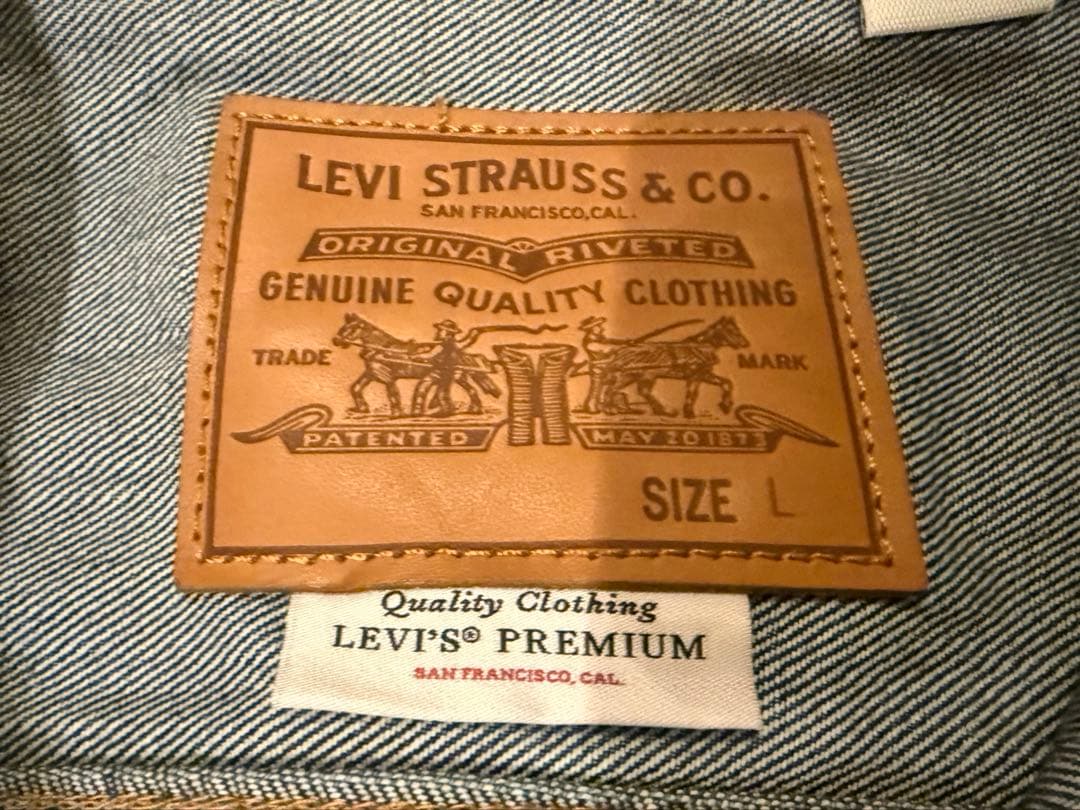 未着用 レア Levi's ジャーナルスタンダード別注 1st JKT Lサイズ