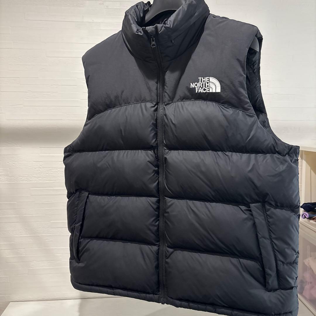 THE NORTH FACE ブラック ダウンベスト 2XL