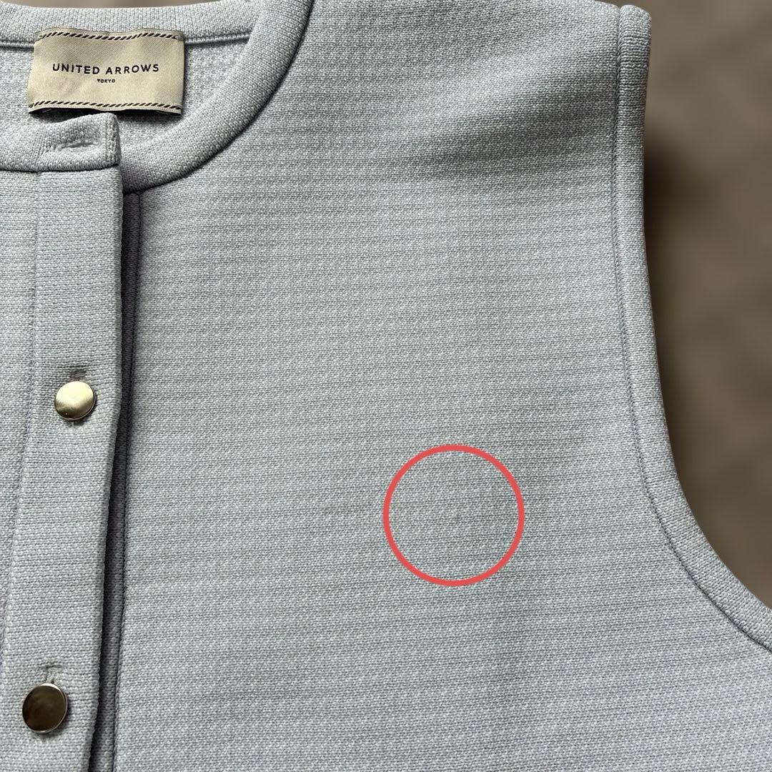 UNITED ARROWS バイカラー ティアード ベスト
