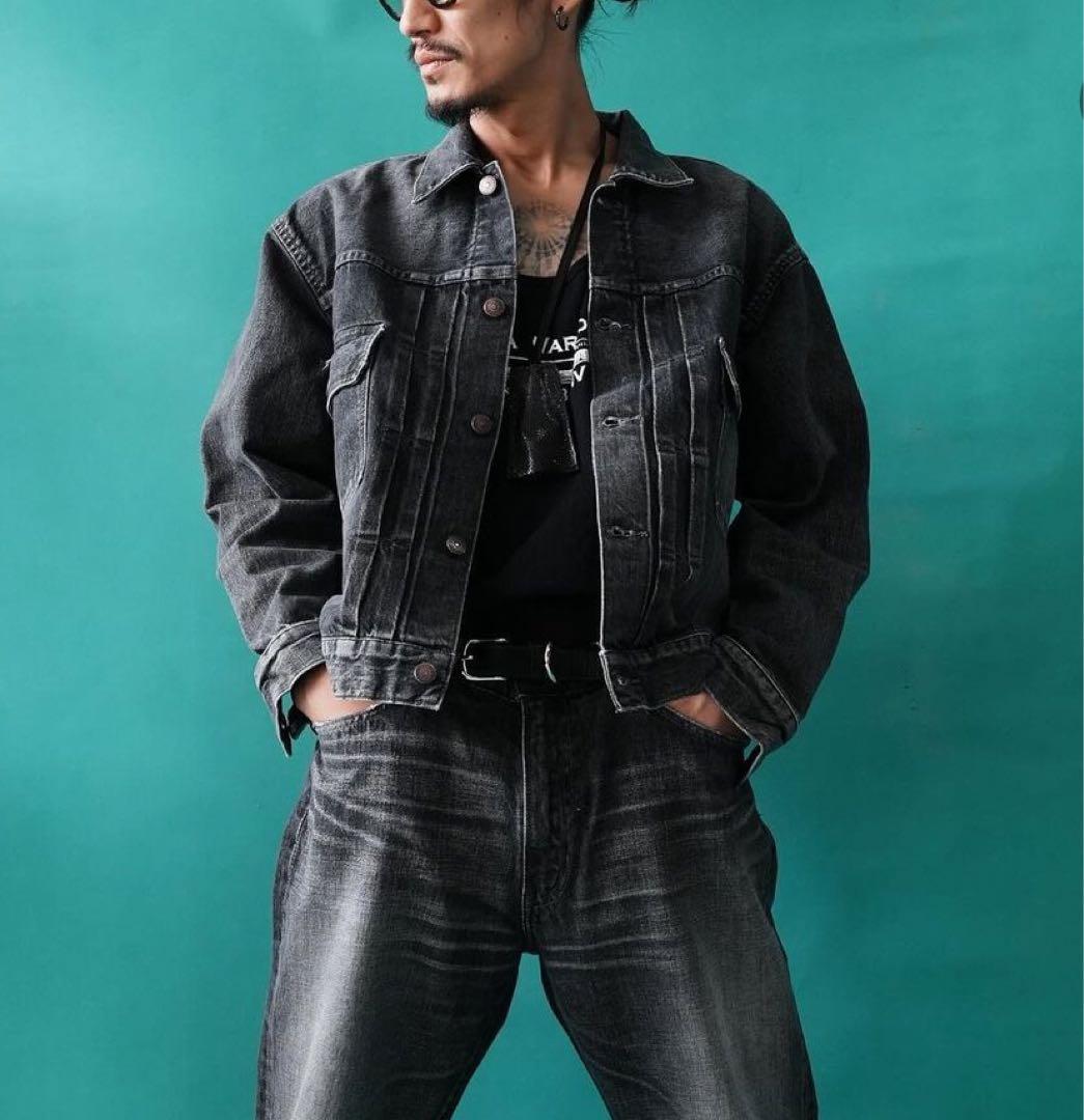 ジャケット・アウター DENIM HEADS 507 BLACK DENIM fade 48