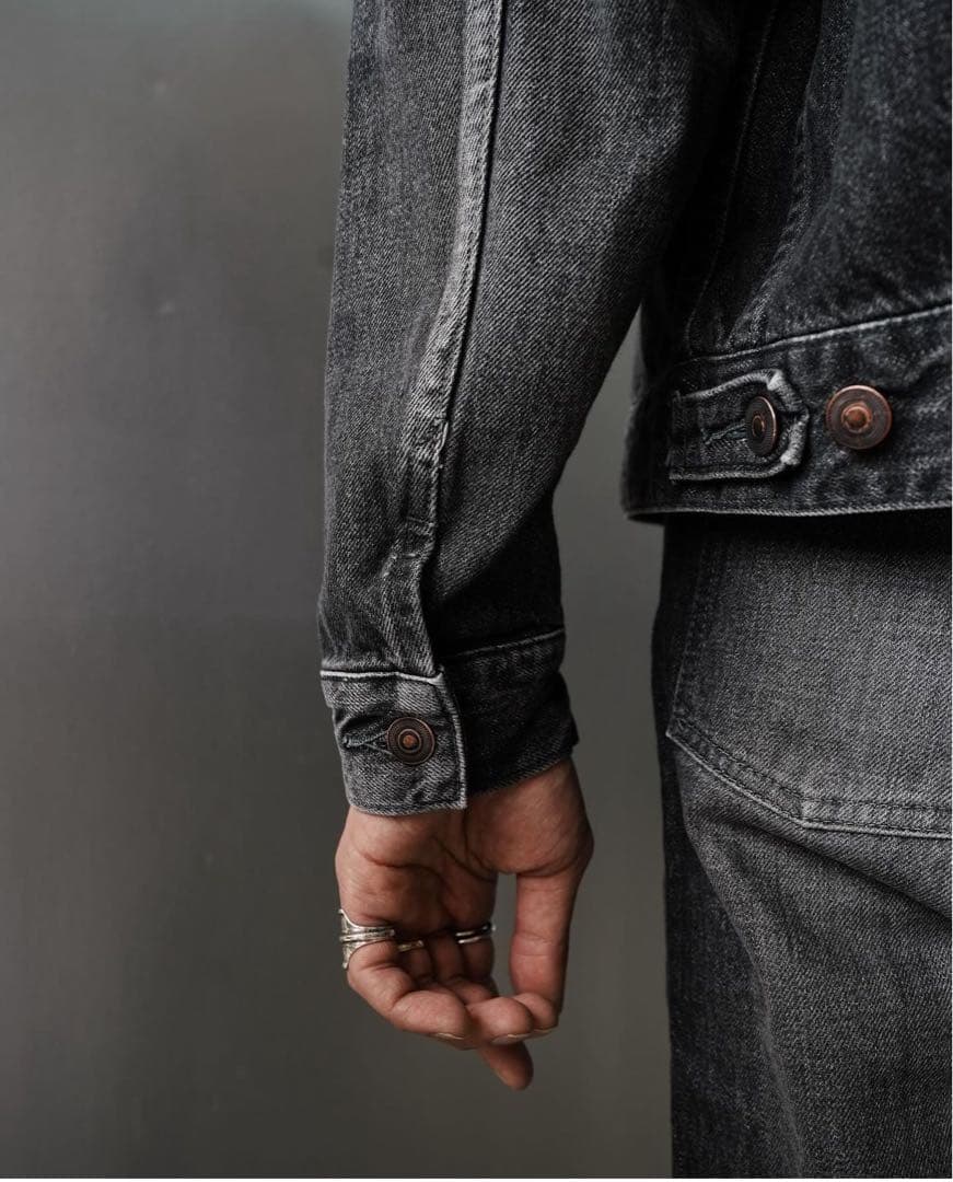 ジャケット・アウター DENIM HEADS 507 BLACK DENIM fade 48