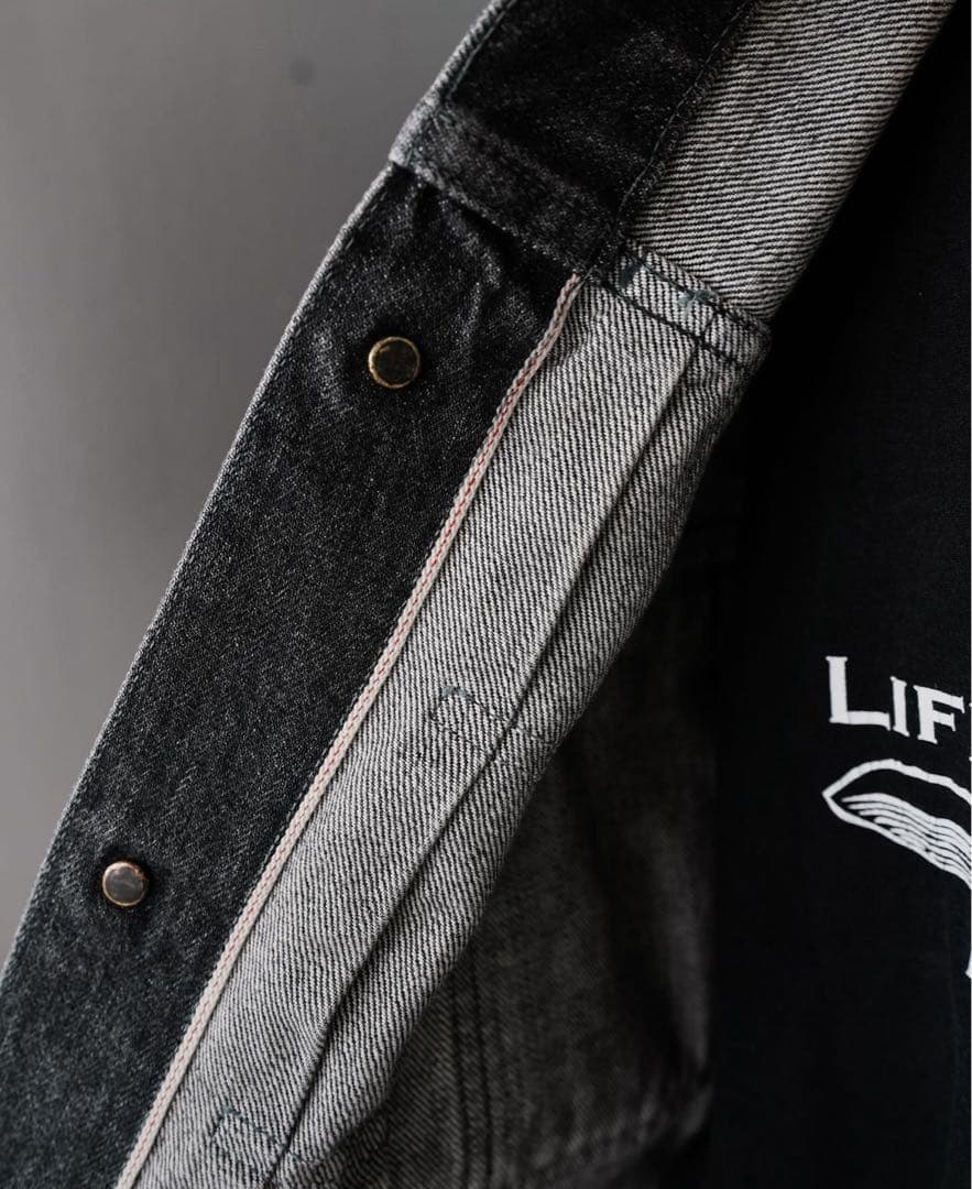 ジャケット・アウター DENIM HEADS 507 BLACK DENIM fade 48