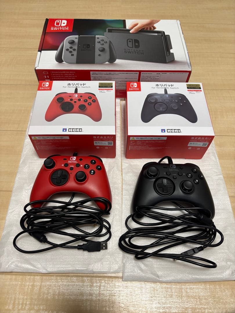 Nintendo Switch 本体 動作確認済 完品 ケース プロコン2つ付き