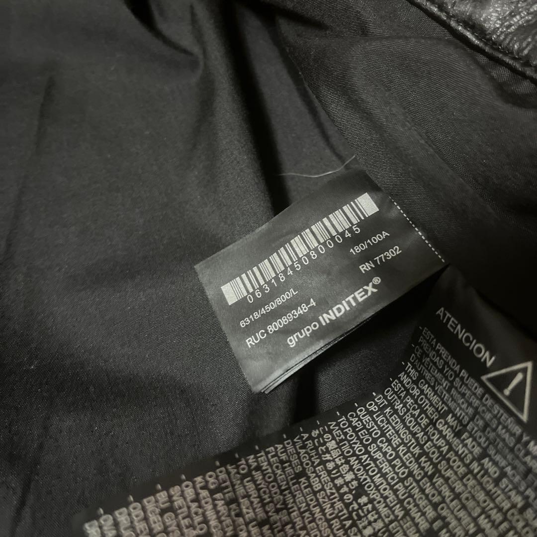 あ*か様 【新品未使用】ZARA フェイクレザー フーデッドジャケット 完売品